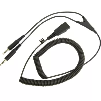 Cabo para PC Jabra – QD para 2x3,5 mm