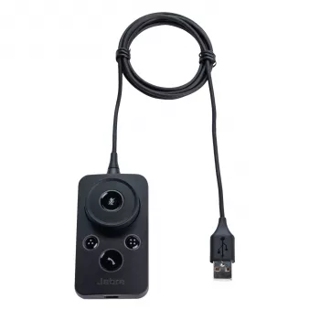Jabra Engage Link – USB-A MS, áudio, com fios, botões, preto