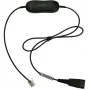 Jabra GN1221 Sound limiter QD para RJ9, cabo, preto