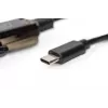 Conversor DIGITUS USB Type-C 2.0 para série, DSUB 9M cabo 1m