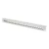 Patch panel modular DIGITUS - blindado com 24x DN-93615 24 portas 1U para rack cinzento RAL 7035