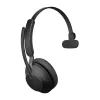 Jabra Evolve2 65 USB-A UC Mono com base de carregamento - preto, sem fios, escritório/call center, 20 - 20000 Hz, 99,2 g, headset, preto