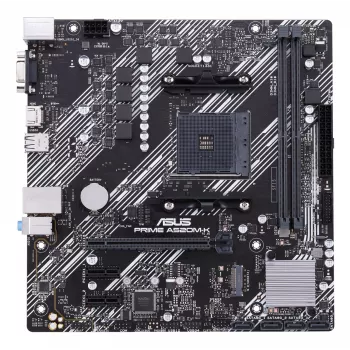 Motherboard ASUS PRIME A520M-K, chipset AMD A520, socket AM4, micro ATX, 2x DDR4, 64 GB, 1x M.2, 4x SATA III, HDMI 2.1