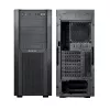 Caixa de PC CHIEFTEC CW-01B-OP torre preta — SPCC, 7×3,5 polegadas baías, 7×2,5 polegadas baías, 3×5,25 polegadas baías, até 410 mm GPU