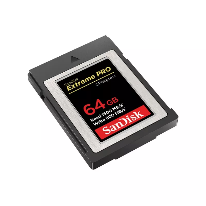 WESTERN DIGITAL SanDisk CF Express Extreme Pro 64 GB, 1500 MB/s leitura, 800 MB/s escrita