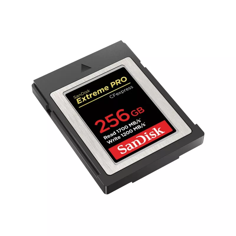 WESTERN DIGITAL SanDisk CF Express Extreme Pro 256 GB, 1700 MB/s leitura, 1200 MB/s escrita