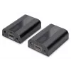 DIGITUS conjunto extensor HDMI 4K, HDMI 2.0 30/60 m através de cabo de rede (CAT6, 6a, 7), UHD 4K2K/60 Hz