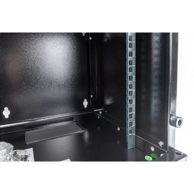 DIGITUS armário de montagem na parede 254 mm (10 polegadas) 6U armário de montagem na parede 330x312x300 mm, cor preta (RAL 9005)