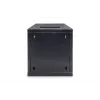 DIGITUS armário de montagem na parede 254 mm (10 polegadas) 6U armário de montagem na parede 330x312x300 mm, cor preta (RAL 9005)