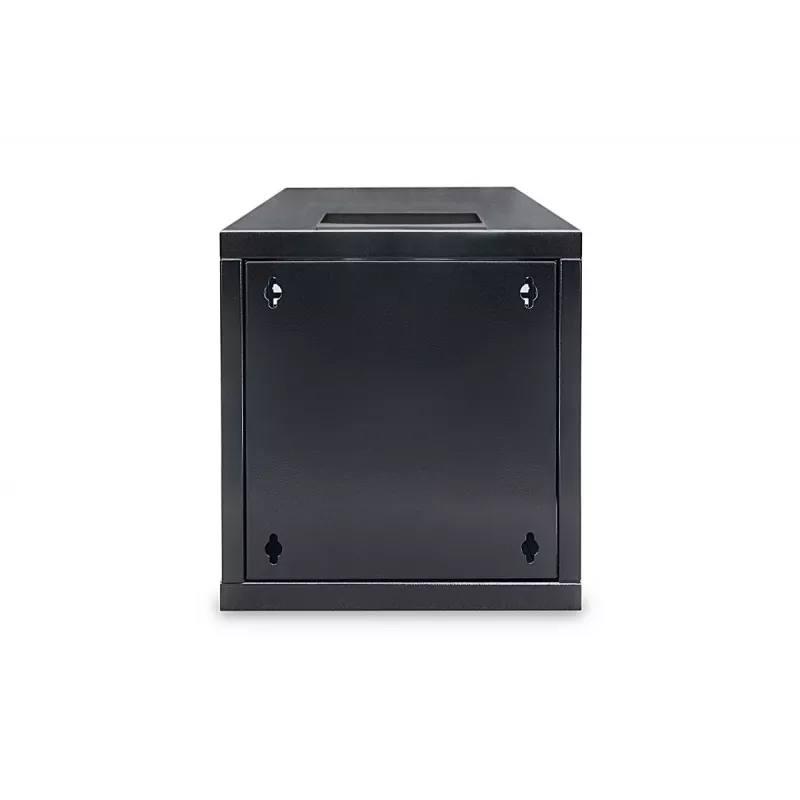 DIGITUS armário de montagem na parede 254 mm (10 polegadas) 6U armário de montagem na parede 330x312x300 mm, cor preta (RAL 9005)