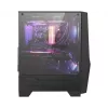 MSI MAG FORGE 100R caixa gaming Mid Tower, ATX/mATX/Mini-ITX, vidro temperado, 2 ventoinhas ARGB de 120 mm, preta
