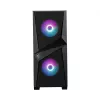 MSI MAG FORGE 100R caixa gaming Mid Tower, ATX/mATX/Mini-ITX, vidro temperado, 2 ventoinhas ARGB de 120 mm, preta