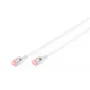 DIGITUS cabo de rede fino - CAT6 - U/FTP - Snagless - Cu - 10 m - cinzento