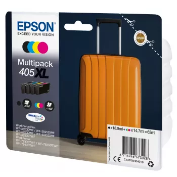 Epson 405XL DURABrite Ultra tinteiro 1 unid. original alta capacidade (XL) preto, ciano, magenta, amarelo