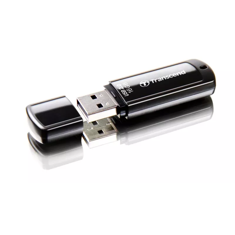 TRANSCEND Jetflash 350 - 16GB Pen USB - USB 2.0 - Preto