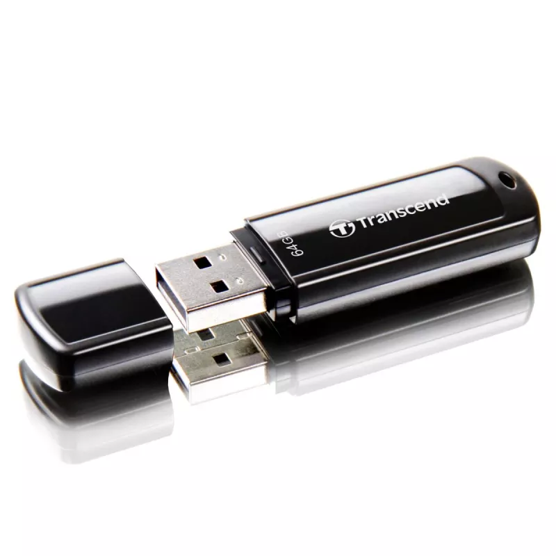TRANSCEND JetFlash 700 - 64 GB Pen USB - USB 3.0 - Preto