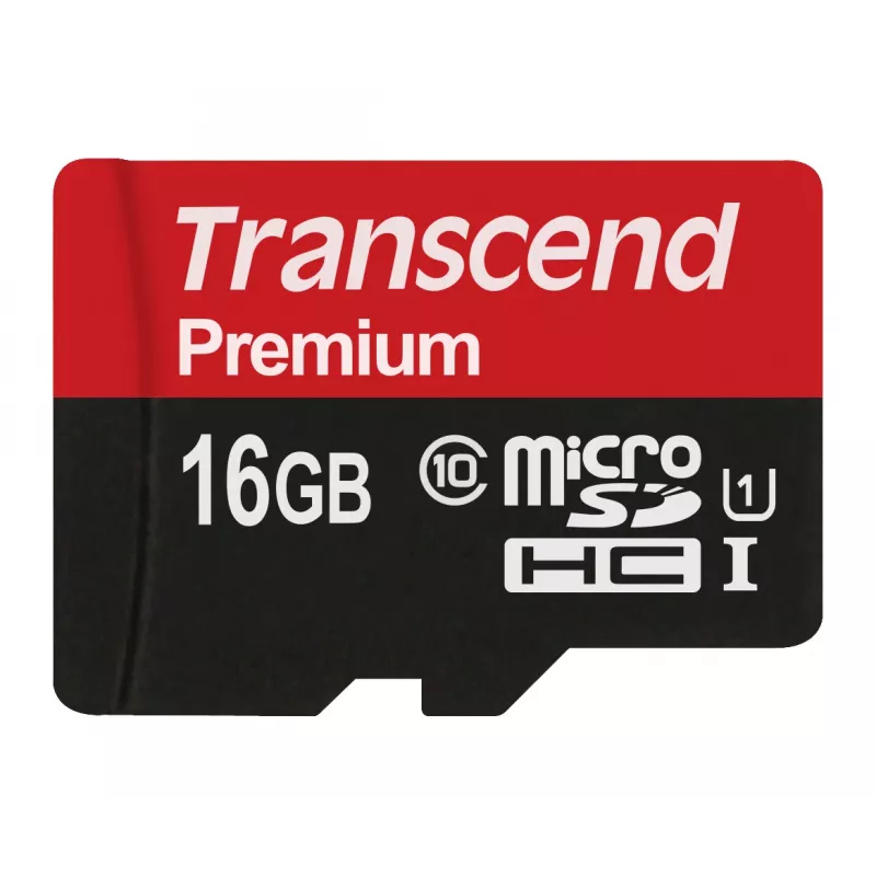 Memória Flash Transcend 16GB MicroSDHC Classe 10 UHS-I TS16GUSDCU1