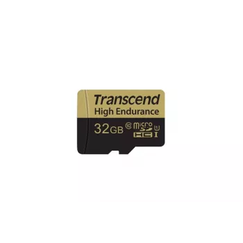 Memória Flash Transcend 32 GB MicroSDHC Classe 10 Adaptador TS32GUSDHC10