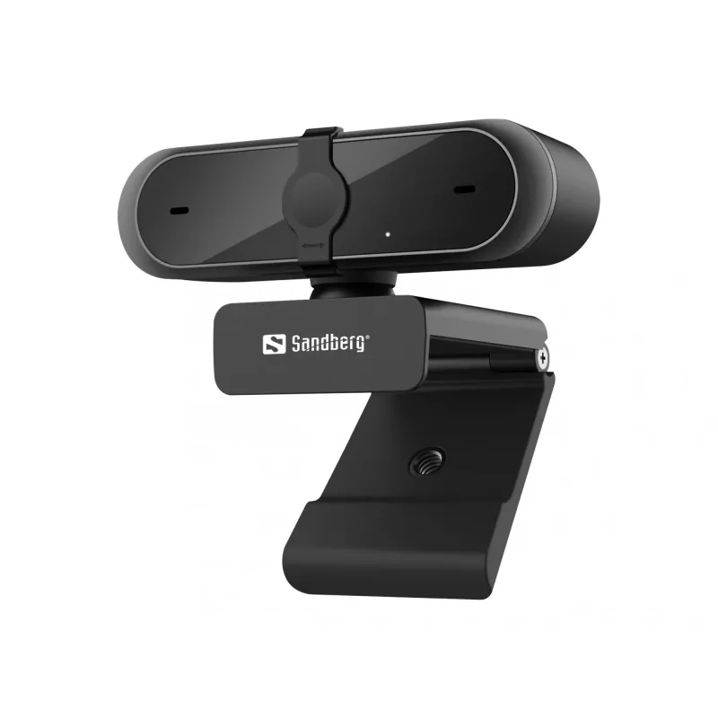 Sandberg Webcam USB Pro, 5 MP, 2592 x 1944 Píxeis, Full HD, 30 fps, 1920x1080@30fps, 2595x1944@30fps, 1080p