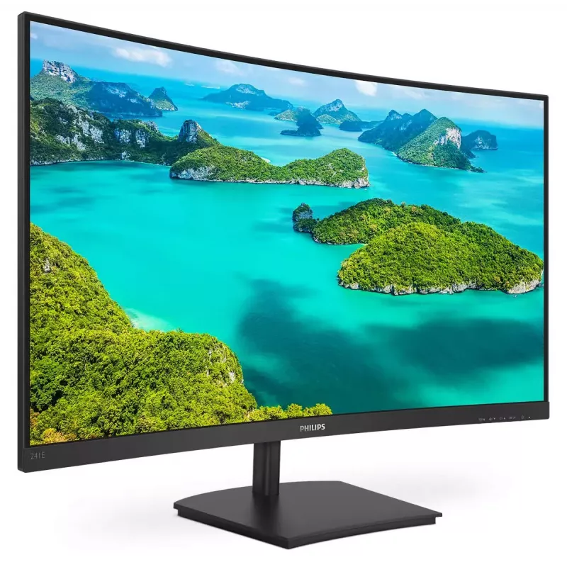Philips E Line 241E1SC/00 Monitor de computador 59,9 cm (23,6 polegadas) 1920 x 1080 Píxeis Full HD LED Preto