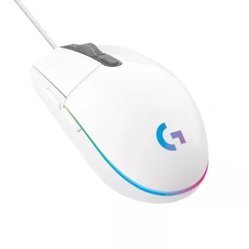 Rato gaming LOGITECH G203 Lightsync USB Branco