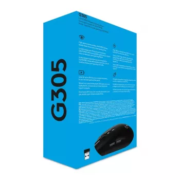 Rato gaming sem fios Logitech G305 Lightspeed, preto