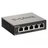 Switch de rede D-Link DGS-1100-05V2/E Managed L2 Gigabit Ethernet (10/100/1000) Preto