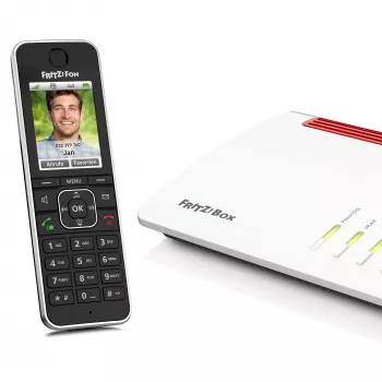 Telefone DECT AVM FRITZ!Fon C6 Preto
