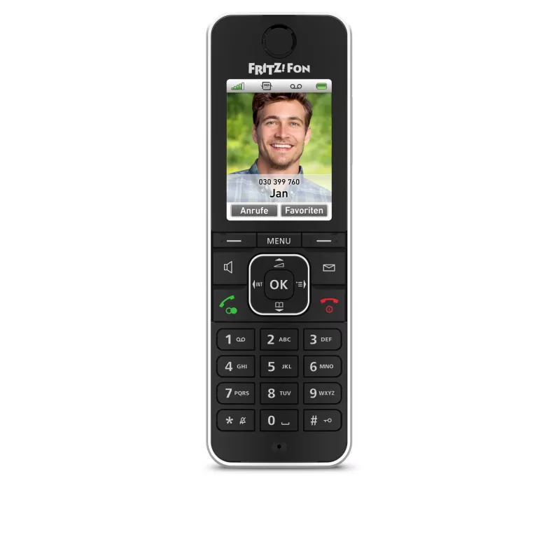 Telefone DECT AVM FRITZ!Fon C6 Preto