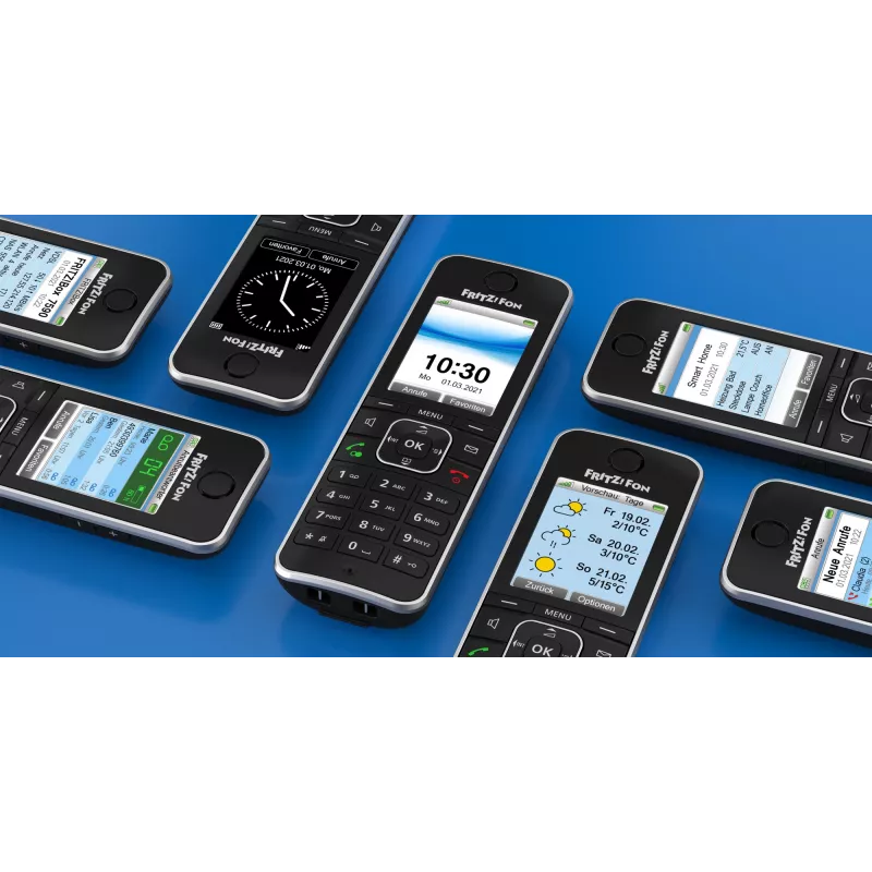 Telefone DECT AVM FRITZ!Fon C6 Preto