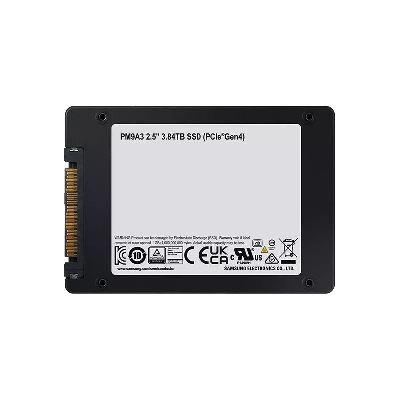 Samsung PM9A3 3.84 TB 2.5 polegadas PCI Express 4.0 NVMe V-NAND TLC