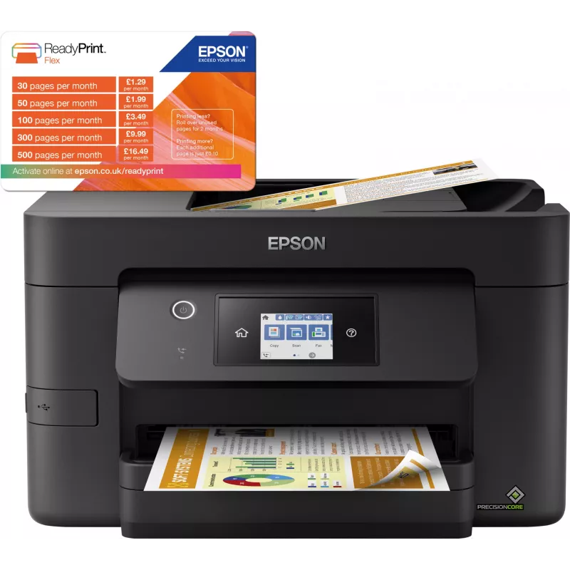 Epson WorkForce Pro WF-3820DWF Jato de tinta A4 4800 x 2400 DPI 21 ppm Wi-Fi