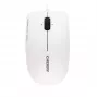 Rato com fios CHERRY MC 2000 com roda inclinável, Cinzento claro, USB, ambidestro, LED IR, USB Type-A, 1600 DPI, Cinzento