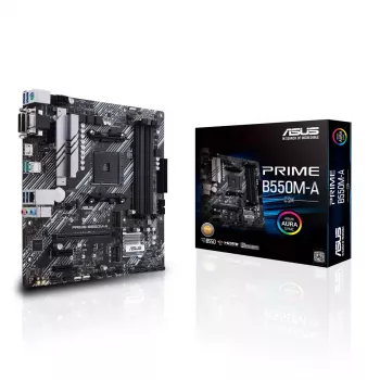 Placa-mãe ASUS Prime B550M-A/CSM AMD B550 Socket AM4 micro ATX