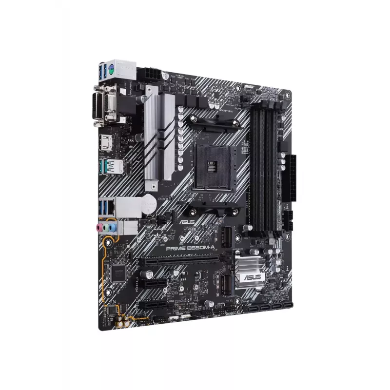 Placa-mãe ASUS Prime B550M-A/CSM AMD B550 Socket AM4 micro ATX