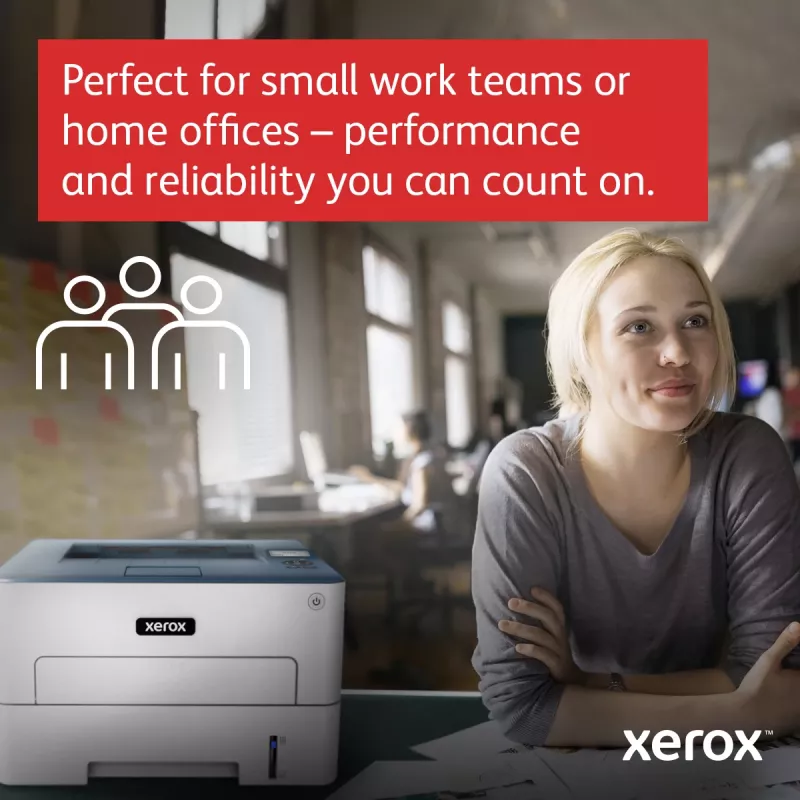 Impressora Xerox B230 A4 34ppm Wireless Duplex PCL5e/6 2 bandejas de papel total 251 folhas