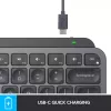 Teclado LOGITECH Minimalist Wireless Illuminated - MX KEYS MINI - Grafite - Qwertz Alemão