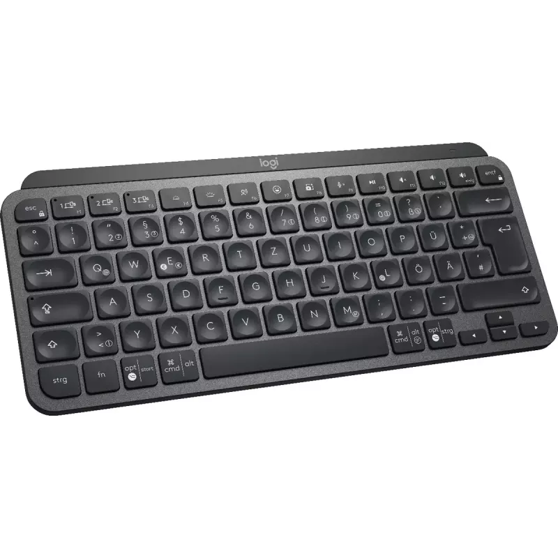 Teclado LOGITECH Minimalist Wireless Illuminated - MX KEYS MINI - Grafite - Qwertz Alemão