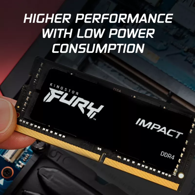 Kingston Technology FURY 64GB 3200MT/s DDR4 CL20 SODIMM (Kit de 2) Impact