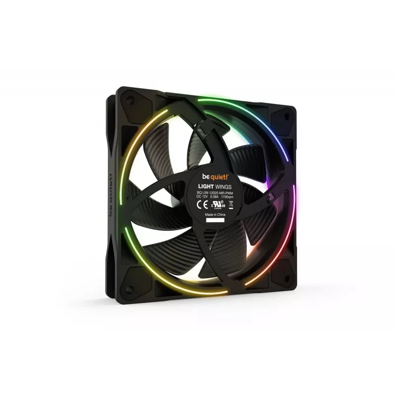 be quiet Light Wings 120mm ARGB PWM ventoinha preto