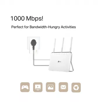 TP-Link TL-PA7019P KIT 1000 Mbit/s Ethernet LAN branco 2 unid.