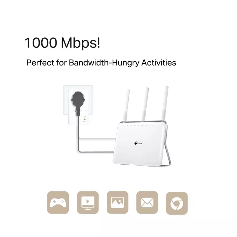 TP-Link TL-PA7019P KIT 1000 Mbit/s Ethernet LAN branco 2 unid.