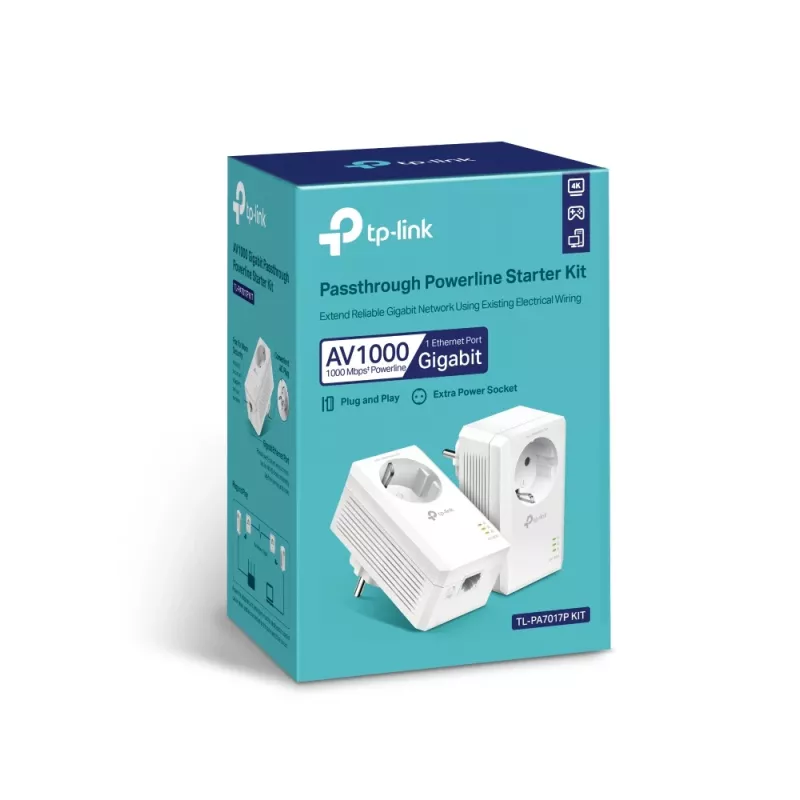 TP-Link TL-PA7019P KIT 1000 Mbit/s Ethernet LAN branco 2 unid.