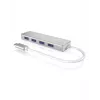 ICY BOX IB-HUB1425-C3 USB 3.2 Gen 1 (3.1 Gen 1) Type-C 5000 Mbit/s prateado