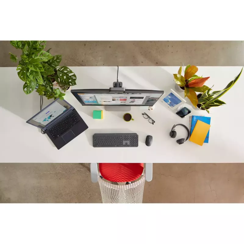 LOGITECH MX Keys For Business - Graphite - Alemão Qwertz