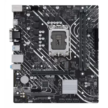 Placa-mãe ASUS PRIME H610M-D D4 Intel H610 LGA 1700 micro ATX