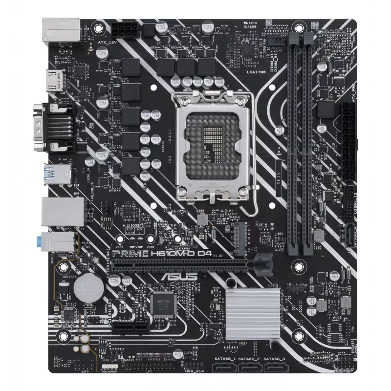 Placa-mãe ASUS PRIME H610M-D D4 Intel H610 LGA 1700 micro ATX