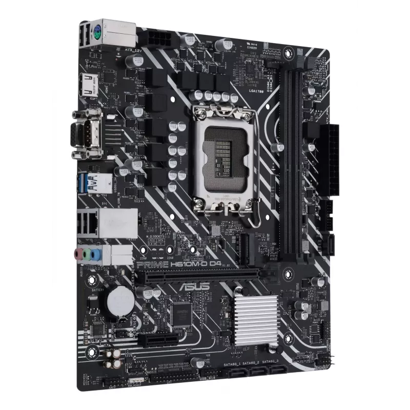 Placa-mãe ASUS PRIME H610M-D D4 Intel H610 LGA 1700 micro ATX