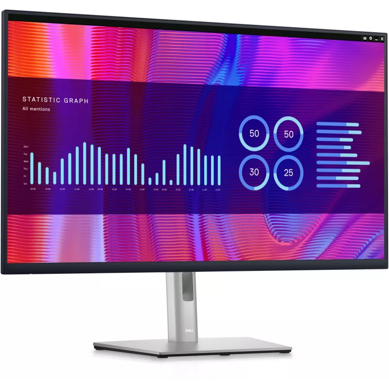 DELL P Series P3223DE monitor de computador 80 cm (31,5 polegadas) 2560 x 1440 píxeis Quad HD LCD preto
