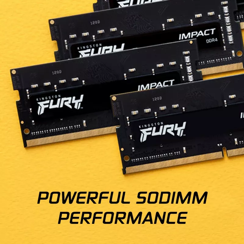 Kingston Technology FURY 32GB 3200MT/s DDR4 CL20 SODIMM (Kit de 2) Impact